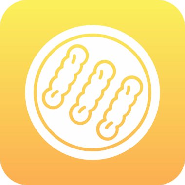 Tek bir simgenin vektör illüstrasyonu