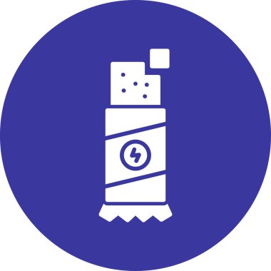 bomba simgesi, vektör illüstrasyonu