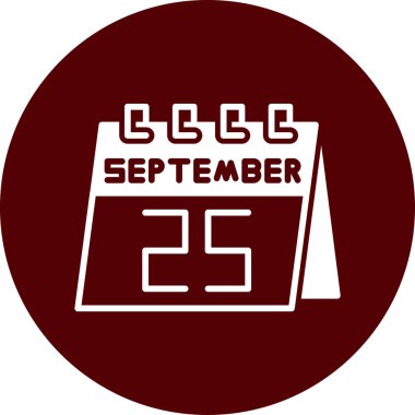 Eylül takvimi. vektör illüstrasyonu