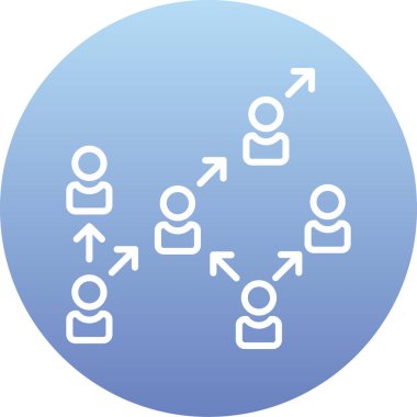 şebeke. Web simgesi basit illüstrasyon