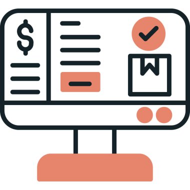 iş yönetimi simgesi, vektör illüstrasyonu