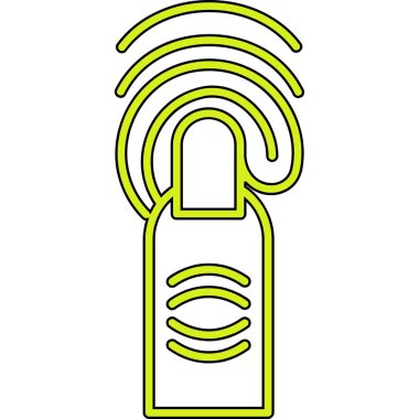 Kablosuz kablosuz ağ simgesi. Beyaz arkaplanda izole edilmiş web tasarımı için kablosuz vektör simgesi