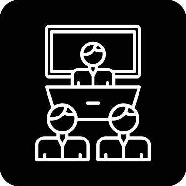 İnsan simgesinin vektör illüstrasyonu