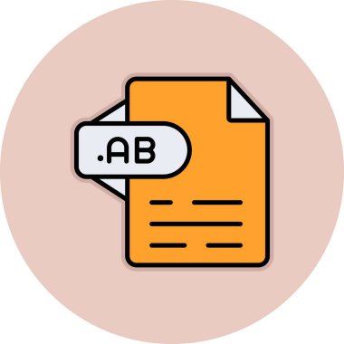 dosya belgesi simgesi, vektör illüstrasyonu