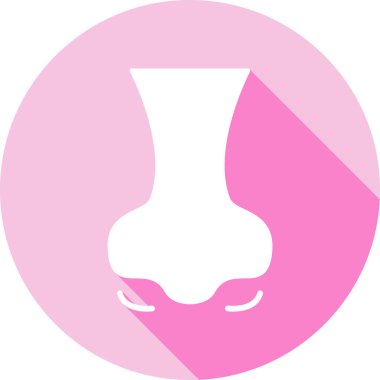 Güzellik yüz moda simgesinin vektör çizimi