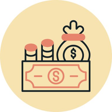 para simgesi vektör illüstrasyonu