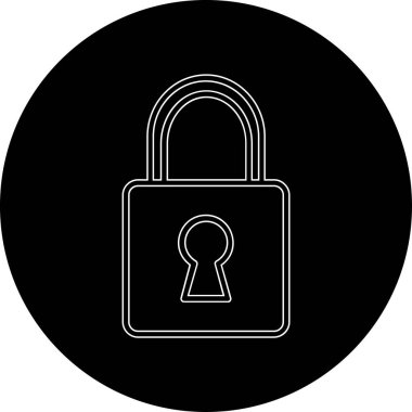 ikon vektör illüstrasyonunu kilitle