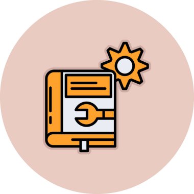 Web simgesi. Belgenin vektör çizimi