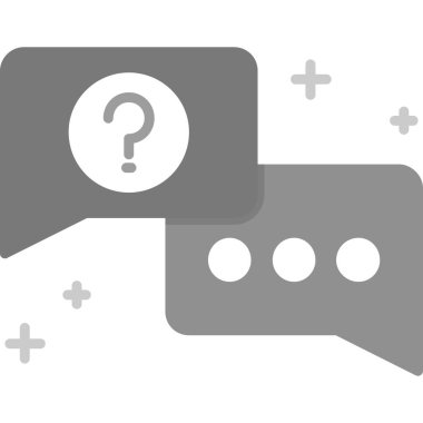 Sohbet kabarcıklar simge vektör çizim