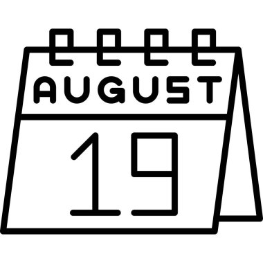 Takvim simgesi tasarımı, vektör illüstrasyonu