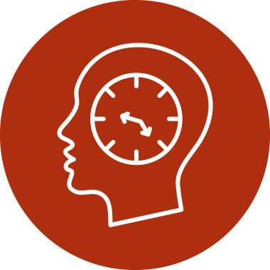 Saat simgesi vektör illüstrasyonu