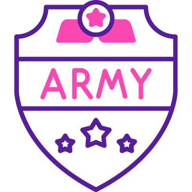 Rozet rozet simgesi taslak biçimi