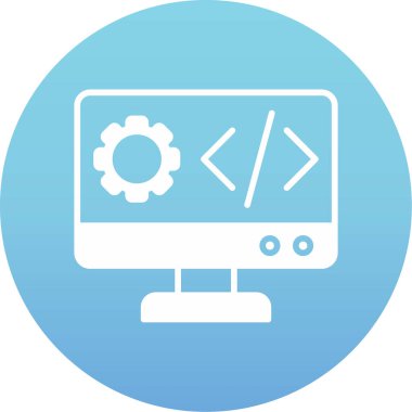 Düz vektör simgesi kodlanıyor