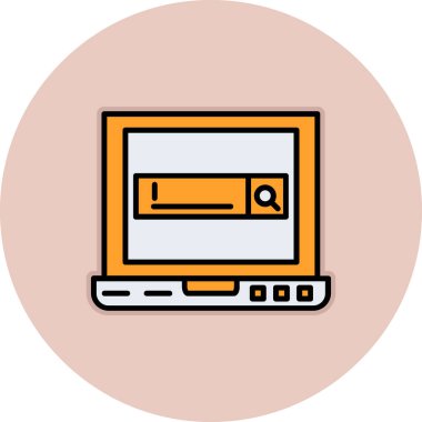 bilgisayar simgesi vektör illüstrasyonu