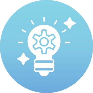 Moda biçimi izole edilmiş arkaplanda ampul simgesi