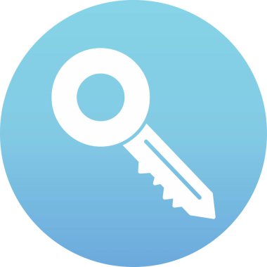 Anahtar. Web simgesi basit illüstrasyon