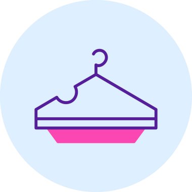 Kıyafetler. Web simgesi basit illüstrasyon