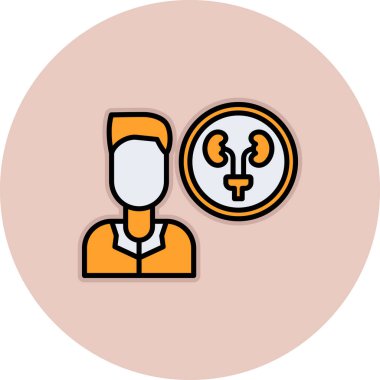 kullanıcı düz simgesi, vektör illüstrasyonu