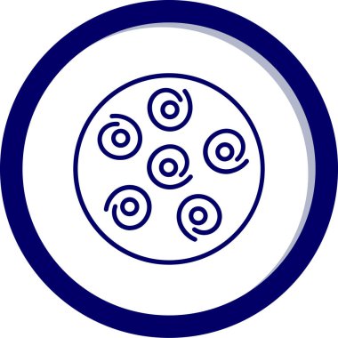 Gıda simgesinin vektör illüstrasyonu