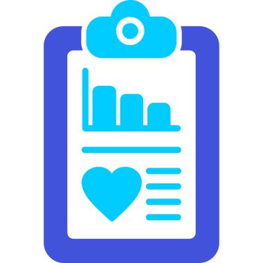 Kalp. Web simgesi basit illüstrasyon