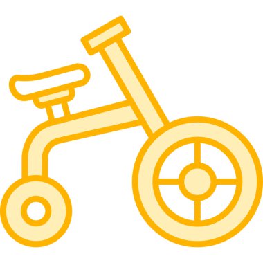 Bisiklet. Web simgesi basit illüstrasyon