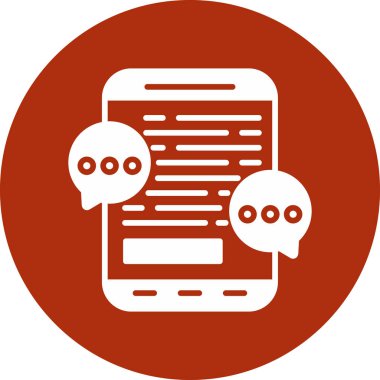 mesaj vektör simgesi modern illüstrasyon