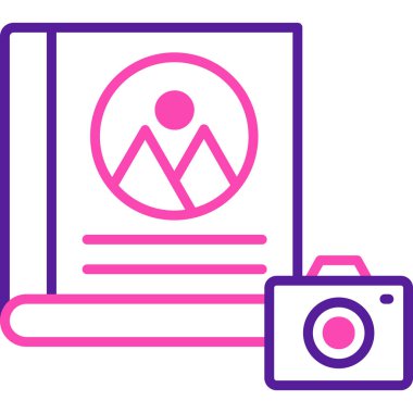 kamera simgesi, basit vektör tasarımı