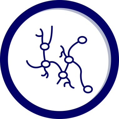 Çizgi film simgesinin vektör çizimi