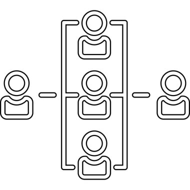 ağ paylaşım simgesi çizimi