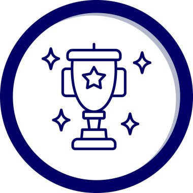 Bardak. Web simgesi basit illüstrasyon