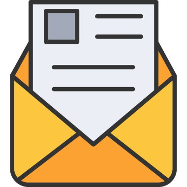 e-posta simgesi doldurulmuş özet biçimi