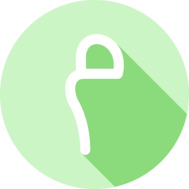 Tek bir izole simgenin vektör illüstrasyonu