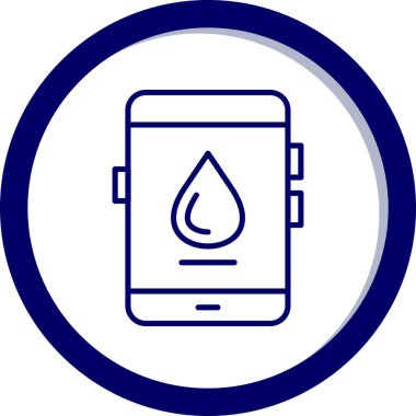 akıllı telefon simgesi vektör illüstrasyonu