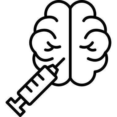 Serebrospinal Akışkan Ağ simgesi, vektör illüstrasyonu