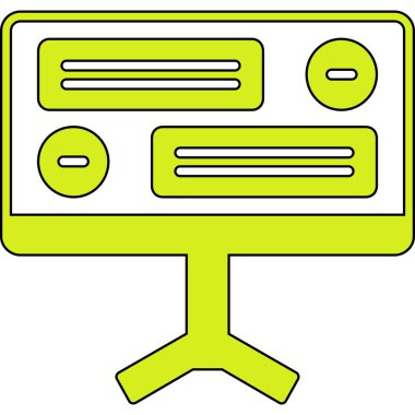 seo modern simgesinin vektör illüstrasyonu