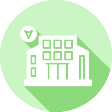 Hastane binası vektör simgesi