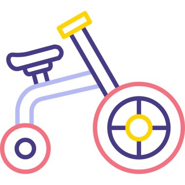 Scooter web simgesi, vektör çizim