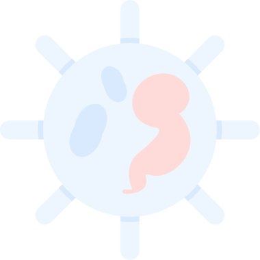 İnsan organı simgesi vektör çizimi