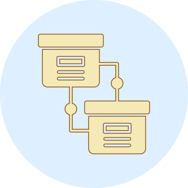 şebeke. Web simgesi basit illüstrasyon