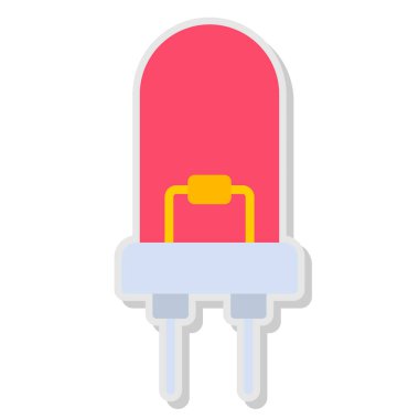 krem rengi ikon vektör illüstrasyonu.