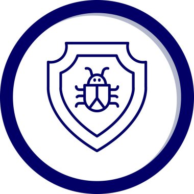 kalkan ikon vektör illüstrasyonu