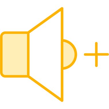 Megafon. Web simgesi basit illüstrasyon