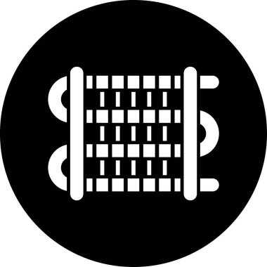 Modern b 'nin vektör illüstrasyonunda müziğin eksik simgesi