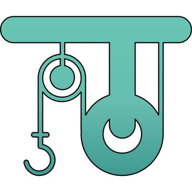 Modern simgenin vektör illüstrasyonu