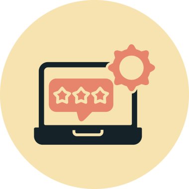 Ağ simgesi. Müşteri hizmetlerinin vektör illüstrasyonu