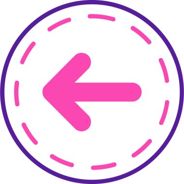 Ok. Web simgesi basit illüstrasyon