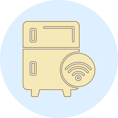 Tek bir simgenin vektör illüstrasyonu