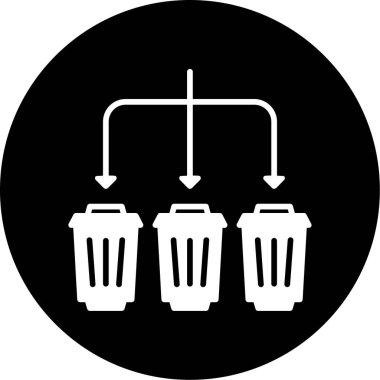 Geri dönüşüm simgesi vektör resimlemesi