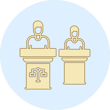 İş ve finans simgesinin vektör illüstrasyonu