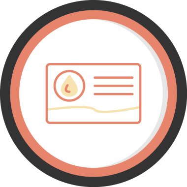 Kredi kartı ikonu vektör illüstrasyonu